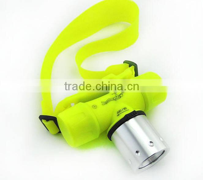 waterproof T6 diving headlamp light 10w LED headlights diving flashlight charging