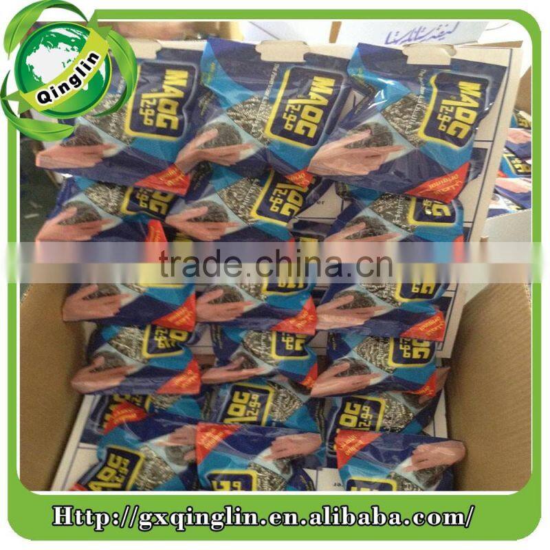 Hot selling stainless steel scourer/cleaning ball/scrubber/pot scourer