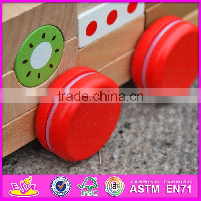2015 Promotional wooden bus stop toy for kid,Mini Bus Stop building blocks toy,Educational role pley bus stop wooden toy W04B019