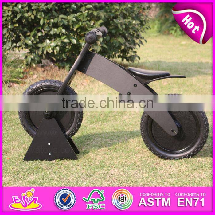 2015 Black color bicycle toy for christmas gift,Wooden toy bicycle toy for promotion,Wooden bicycle toy for exhibition W16C051