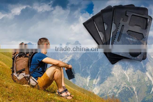 2016 New outdoor 15 in 1 Credit Card Multi Tool