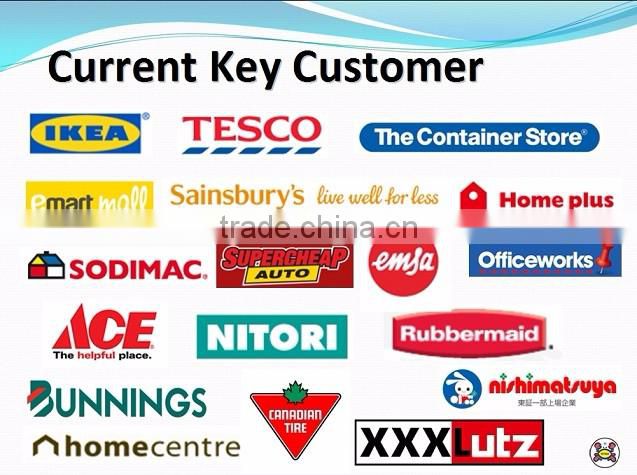 Kitchen Plastic Trolley Cart 3 Tires with Wheel