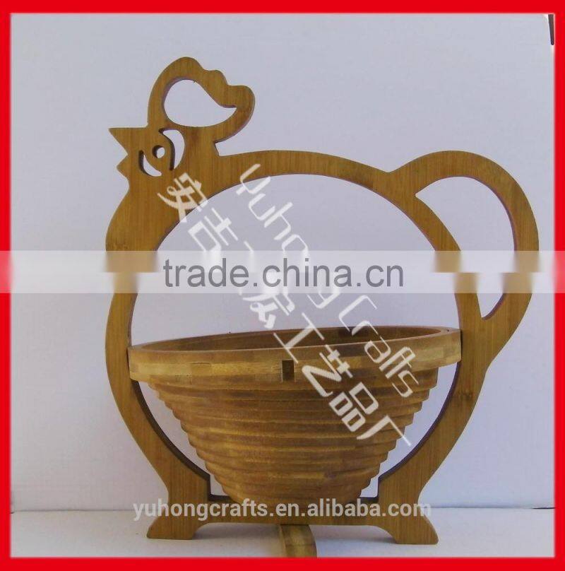 Folding fruit basket for promotion