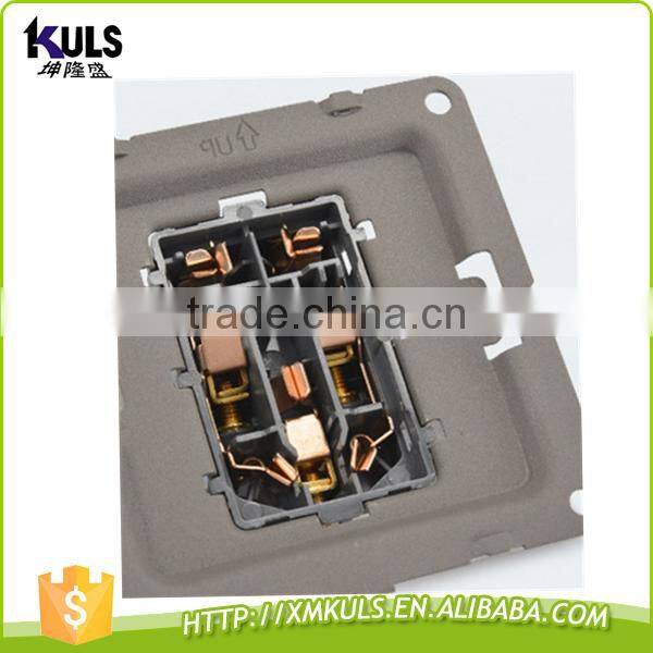 Wall switch socket type 304 stainless steel wire drawing function of socket outlet