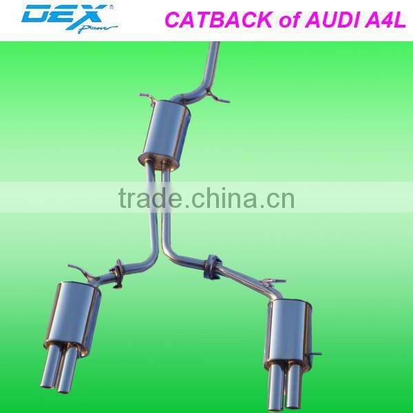 car part tuning racing universal catback for A-UDI A4L