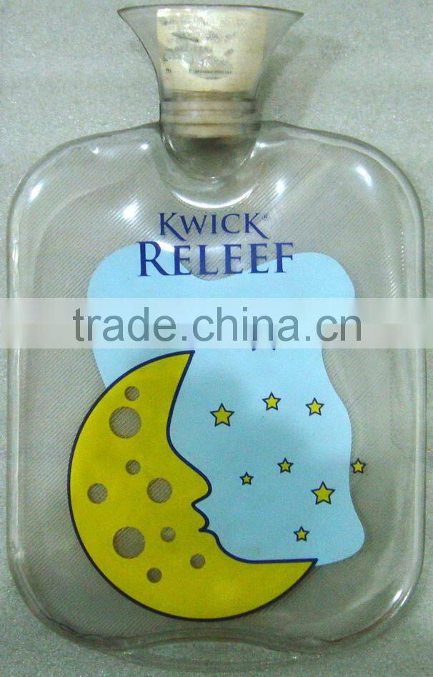 PVC Hot water bottle with inner toy