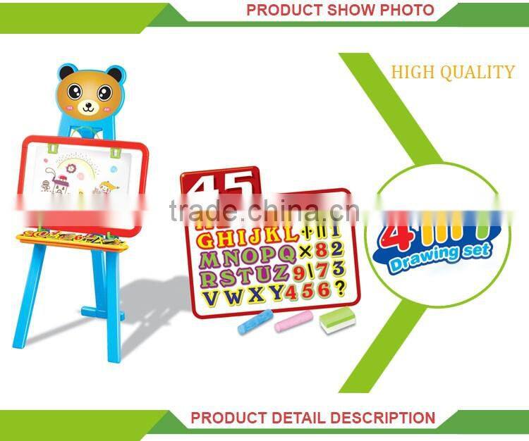 4 in 1 Wholesale kids plastic standing magnetic magic writing board
