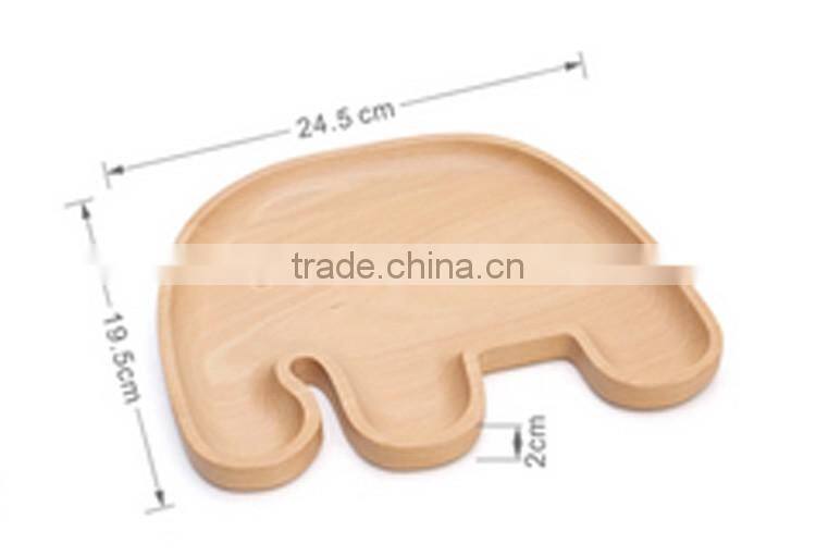 Fancy Custom Beech Wood Pizza Plate/Wooden Dinner Plate/Wooden Food Cake Plate