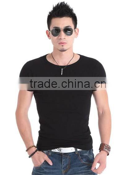 Best Quality Cotton Round Neck short sleeve tee shirt