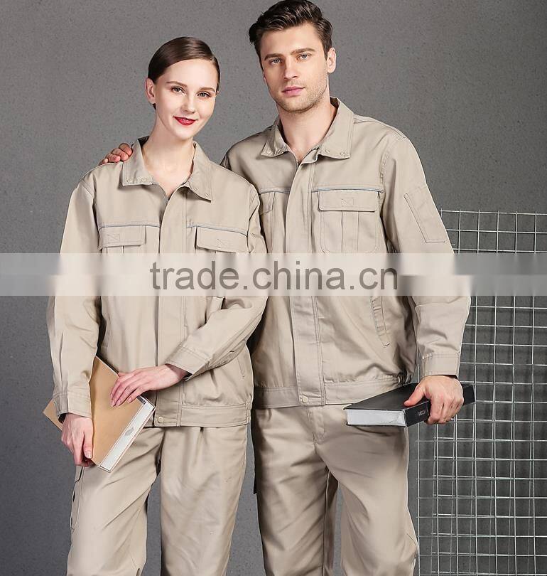 high quality 100% cotton/cotton poly blended worker uniform
