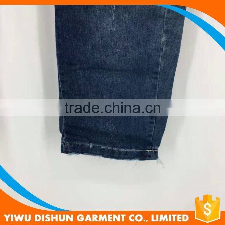 Men hot selling brand biker distressed jeans pants