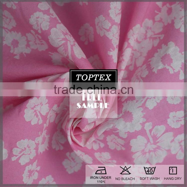 custom printed textiles 100% cotton seersucker fabric