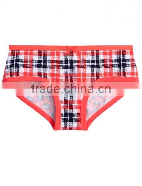 Colored dots printing design girls underwear shorts briefs