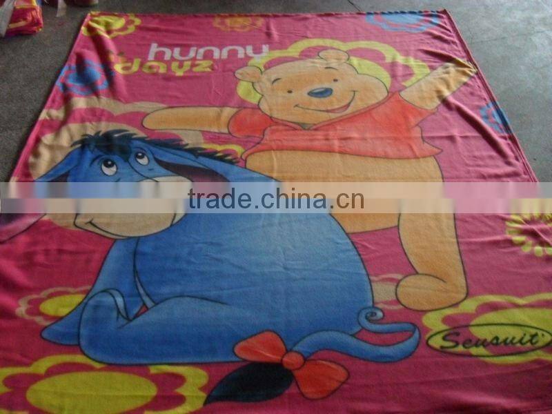 new fashion beautiful polar fleece blanket,cartoon blanket