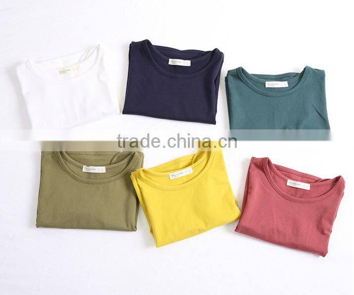 Boutique Wholesale Baby Clothes Cotton Fabric Shirt Short Sleeve Blouse