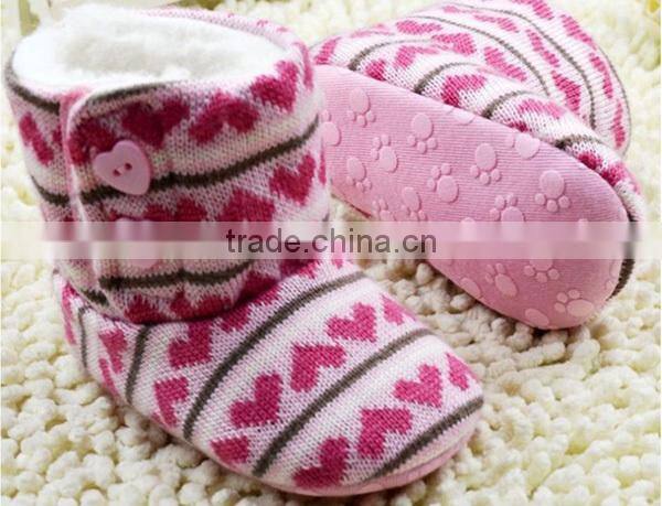 Top quality soft handmade crochet baby shoes