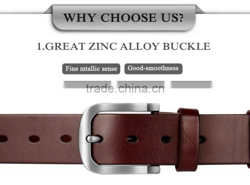Top Quality Belts for Business Suits China Supplier Genuine Leather Belts Men
