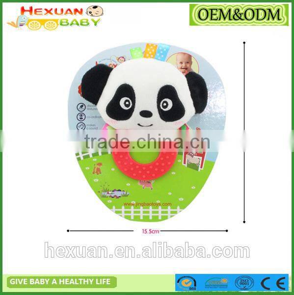 New High Quality Baby Wrist Rattle Toy Plush Hand Bell Ring For Infant