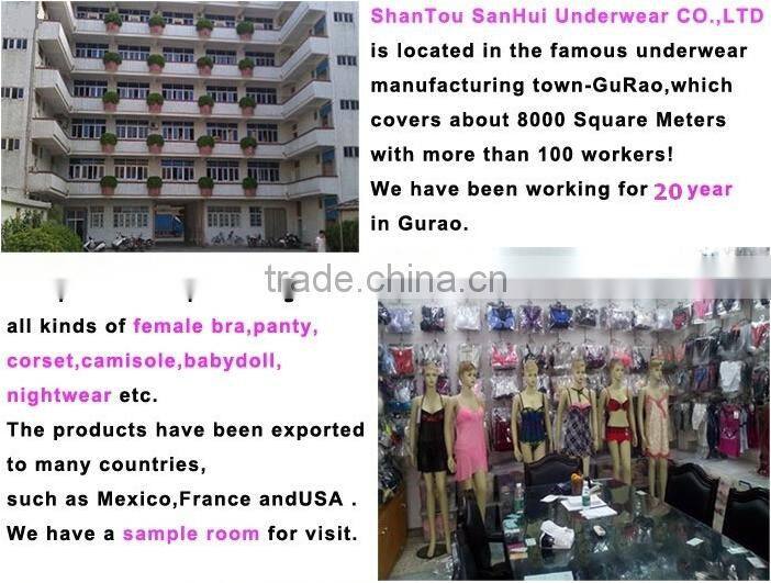 2017 Profession bra underwear factory women sexy underwear set