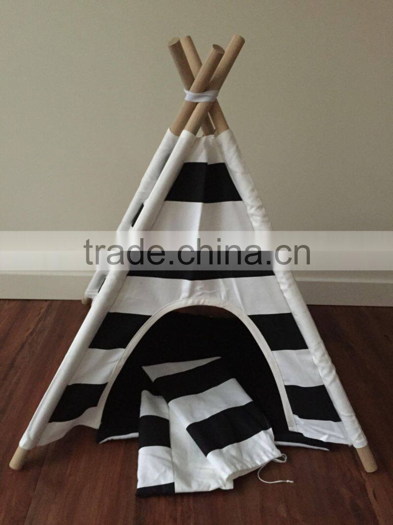 R1933H Good quality cheap oop pet dog cat teepee tent bed for sale