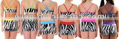 newest hot bright color team teen jazz latin dress wear,tribal costume
