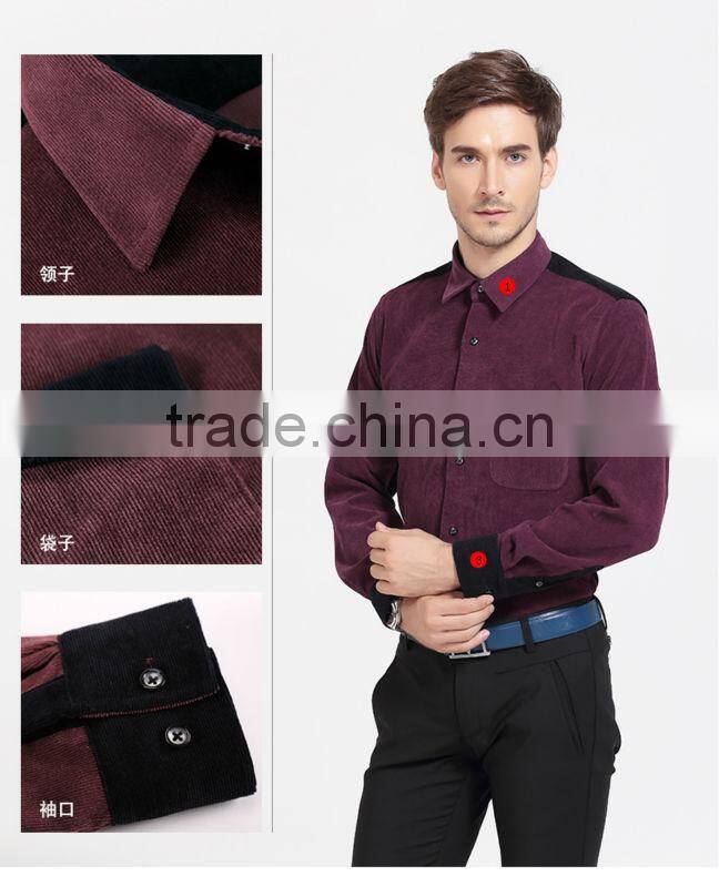 2014 New Shirt For Men corduroy shirt