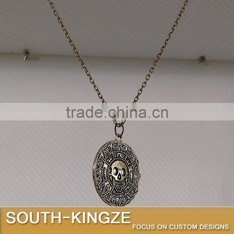 Carribean Film Preparation Pop Bronze Plated Jewelry Pendant