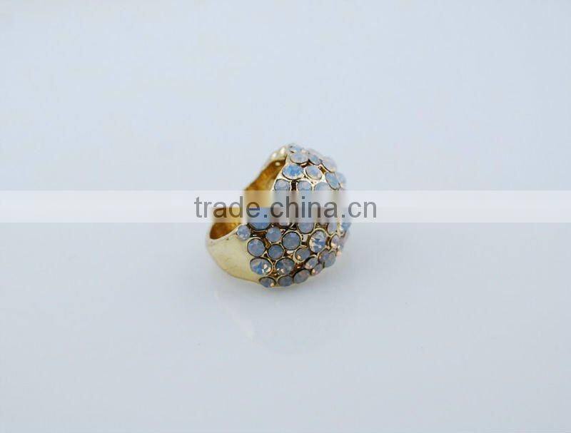 Fashion alloy Cluster ring