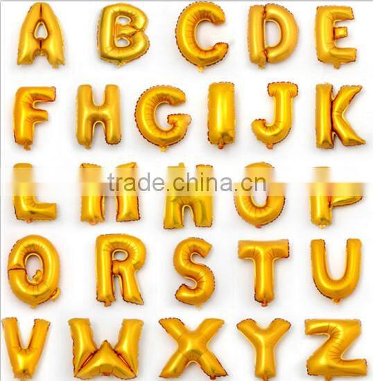 40 inch gold silver color foil letter balloons for party wedding decoration
