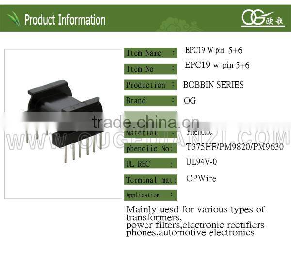 high-frequency transformer bobbin EPC19 electronic components