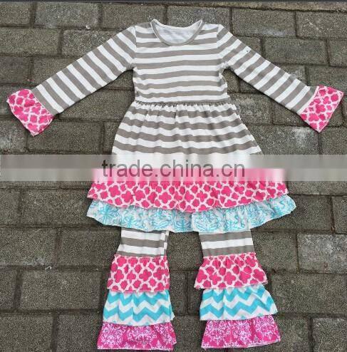 wholesale children girls fashion boutique children clothing sets giggle moon girls remake winter fall outfits