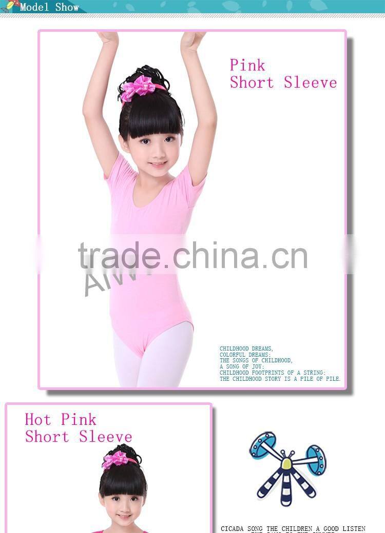 OEM 2016 High Quality Girls Leotard Gymnastic Ballet Kids Dance Leotard