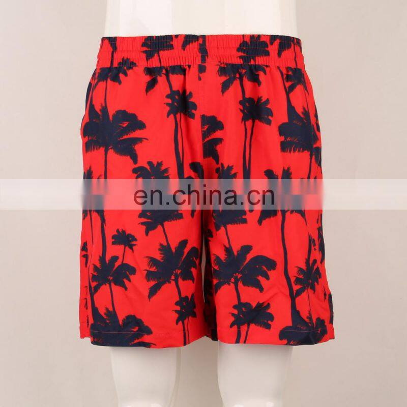Custom all over printing men's water proof beach shorts