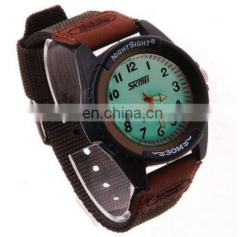 2015 New Fashion Sport Nylon Nato Strap Watch Band Quartz Wrist Watch For Men