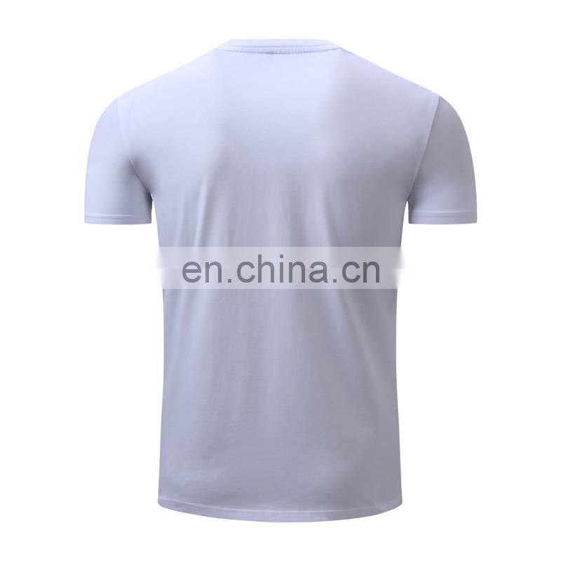 Custom new model plain round neck t-shirt 100% cotton high quality man polo t shirt
