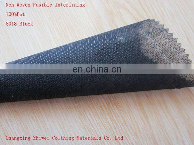 Dot interlining Eco-Friendly China Professional Factory Made Single dot Non Woven Fusible Interlining