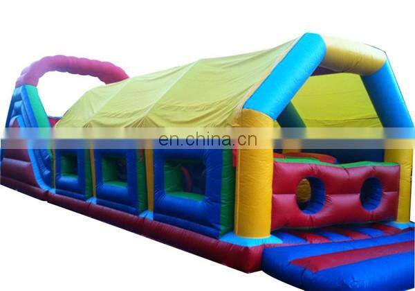 China Factory Free blower for inflatable obstacle course toy for kids