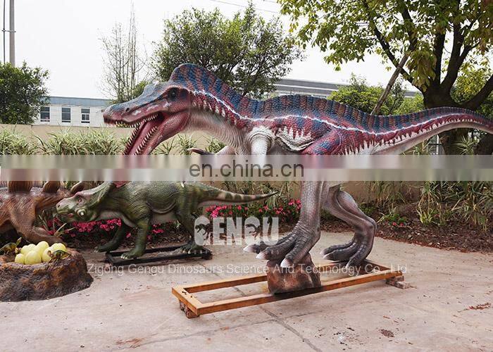 Dinosaur Park Lifesize Fiberglass Baryonyx Statue