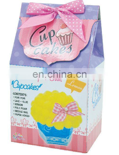 DIY Cup Cake Sewing Kit for kids