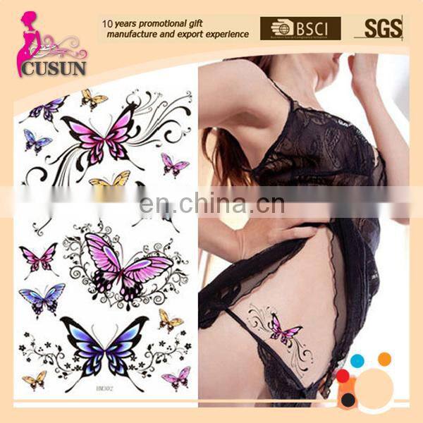 China tattoo stickers for girls Fashion intimate temporary tattoo