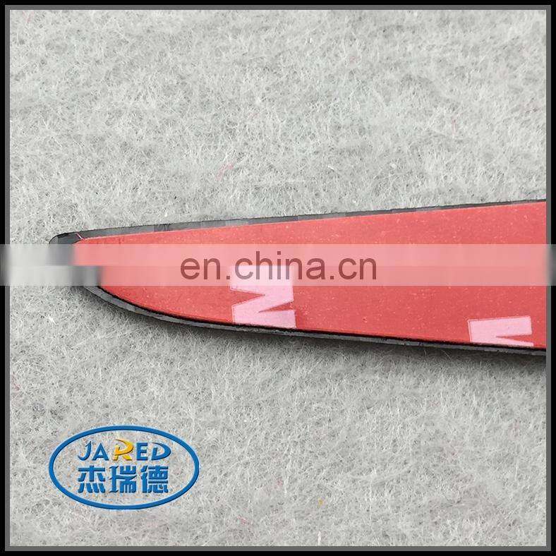 Custom Shape Design Real Carbon Fiber Epoxy Sticker Car Emblem Badge with 3M Self-adhesive