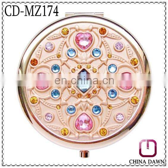 Thanksgiving day gift stainless steel pocket mirror CD-MZ179