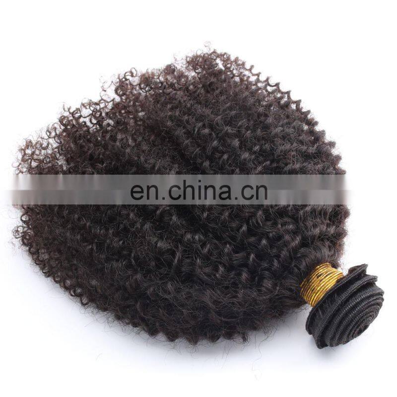 Top quality virgin hair Afro wave hair weave