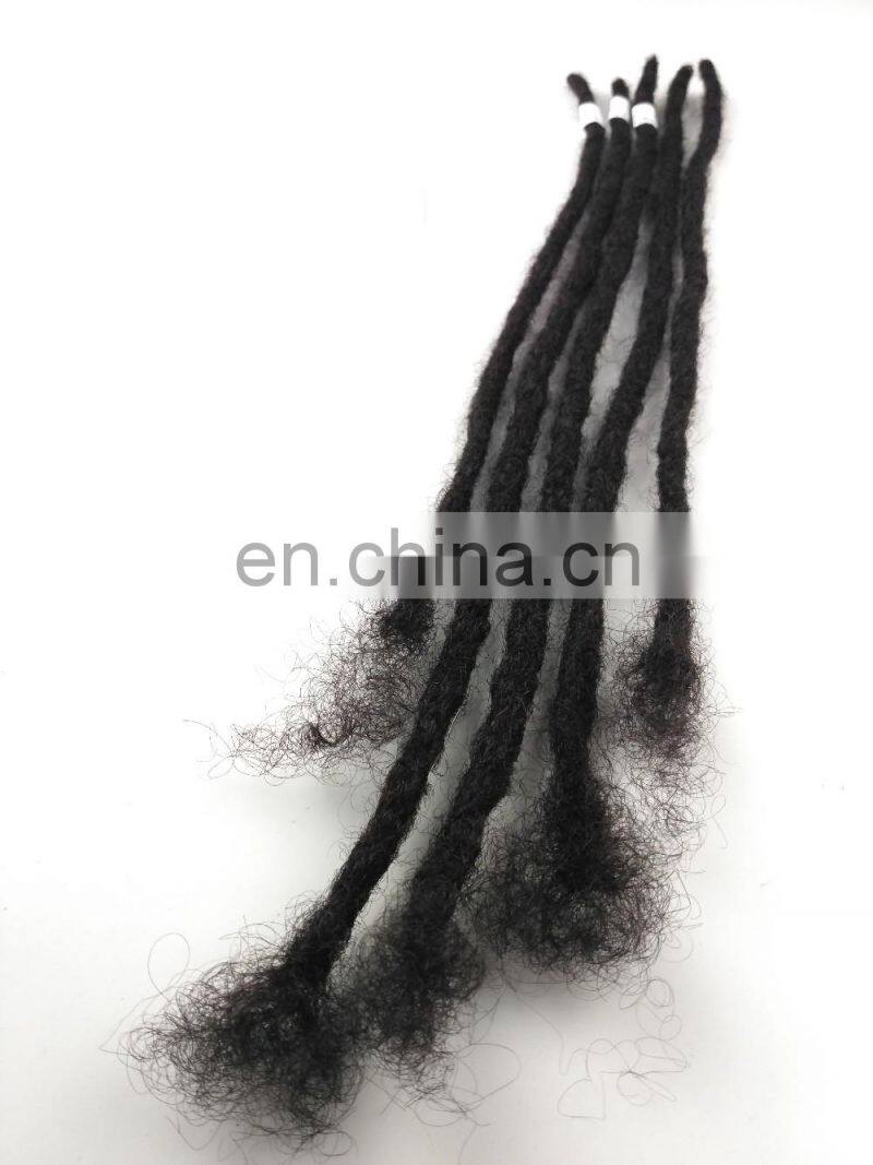bundle weft Brazilian Remy Virgin human dread lock hair extension
