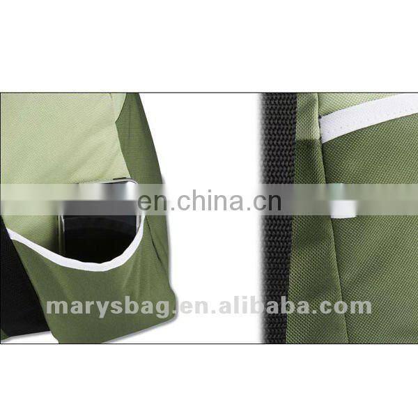 Embroidered Two-Tone Duffel Bag