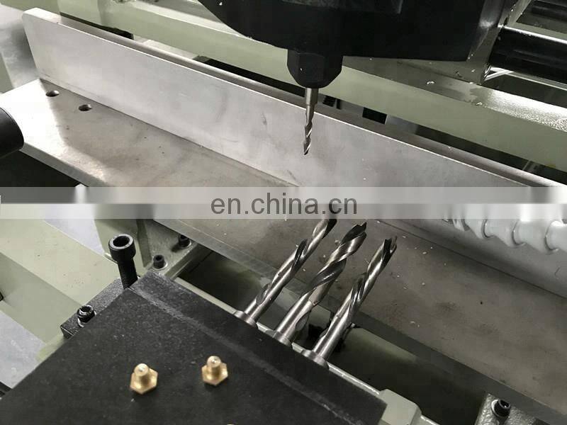 China Plastic Window Door Frame Milling Machine for Lock Hole
