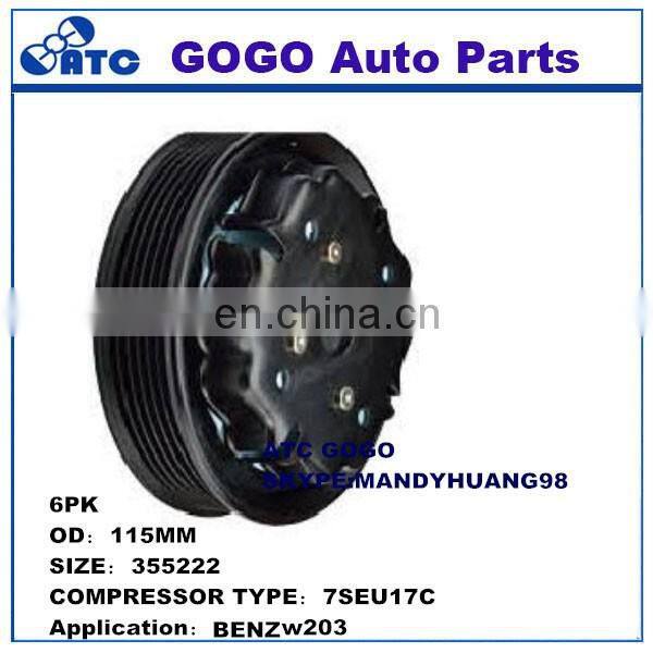 High quality air conditioning DENSO 7SEU17C compressor clutch compressor magnetic clutch for MERCEDES B ENZ W203