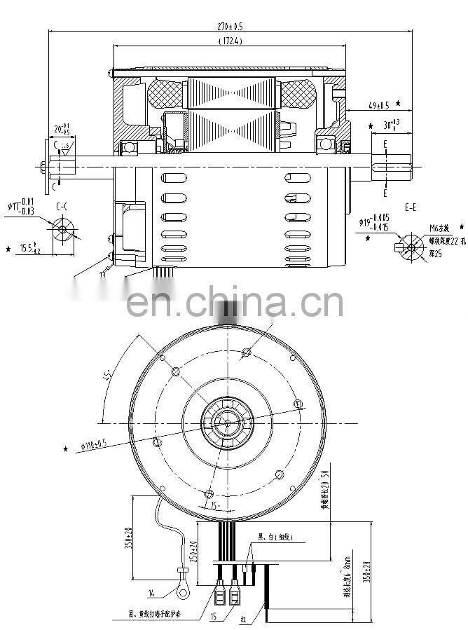 S128 single phase 230v 50 HZ high speed synchronous AC Electric Motor For Bone Saw
