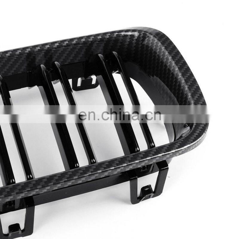 Carbon Fiber Front Hood Kidney Grill Grille for BMW 3 Series F30 F31 M3 Style