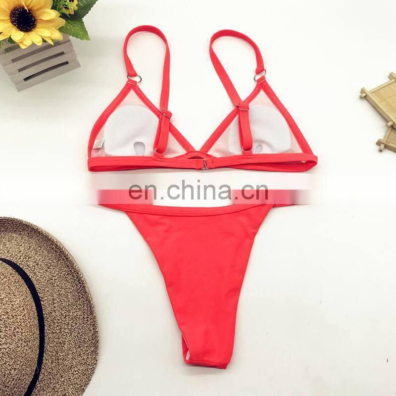Micro Mini Bikini Solid Color Brazilian Bikini Biquini Swimwear Women 2019 New Swimsuit Sexy Triangle Bathing Suit Plavky Badpak